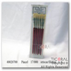 PINCEL 17/000 RETOQUE Y FILETEAR x 6